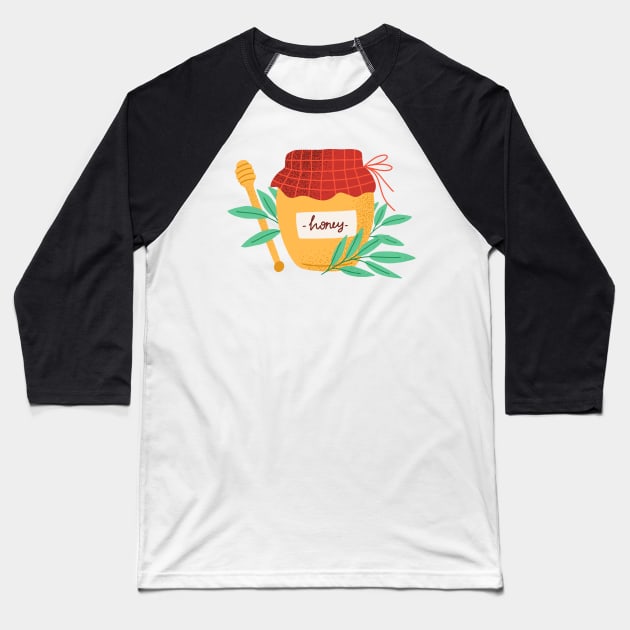 Honey Baseball T-Shirt by PL Oudin